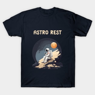 Astronaut resting in space T-Shirt